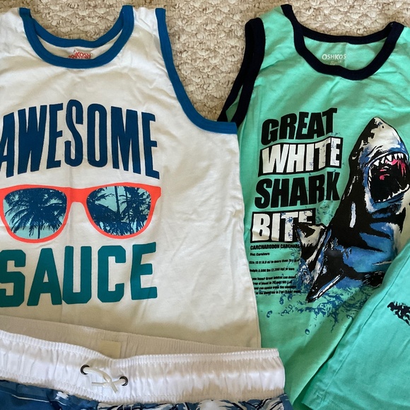 ☀️ OSHKOSH tanks and shorts -sz 14 - Picture 4 of 4
